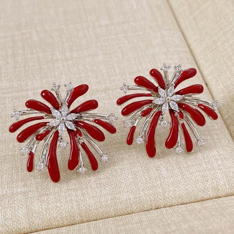 Scarlett Firework Bloom Earrings