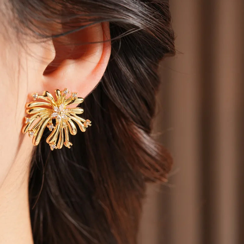 Scarlett Firework Bloom Earrings