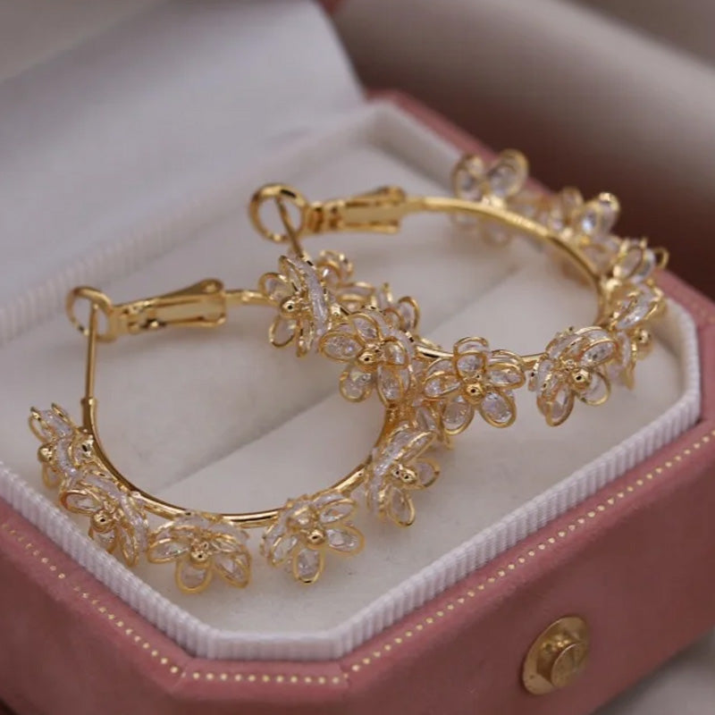 Georgia Blossom Hoop Earrings