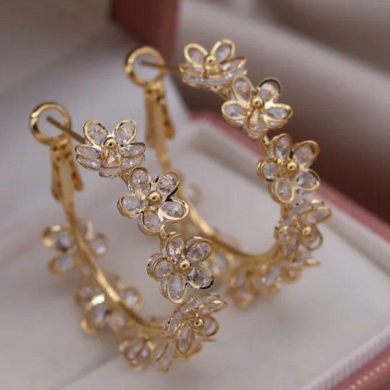 Georgia Blossom Hoop Earrings