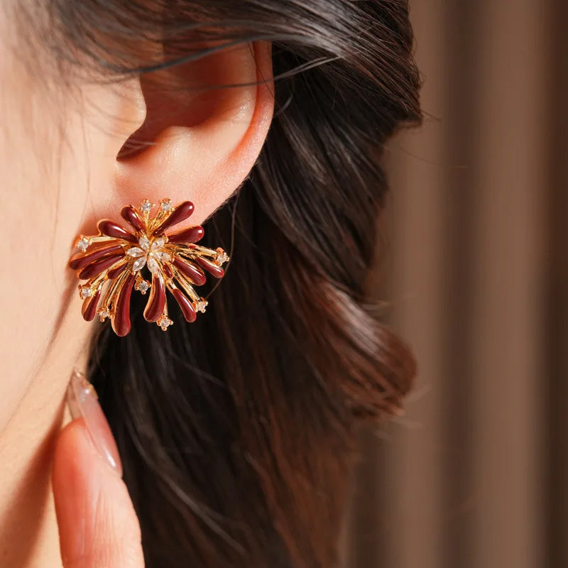 Scarlett Firework Bloom Earrings
