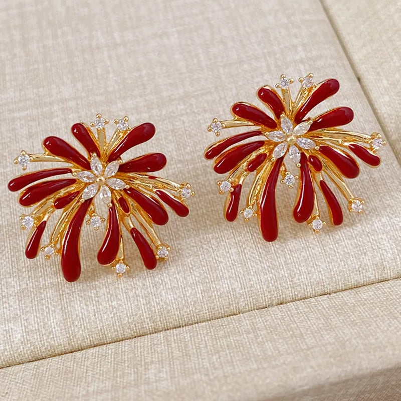 Scarlett Firework Bloom Earrings