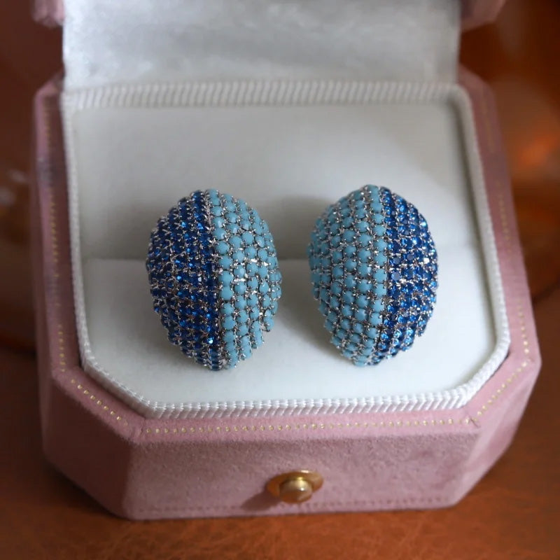 Maddison Ocean Dome Earrings