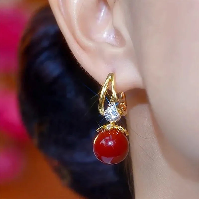 Luna Royale Drop Earrings