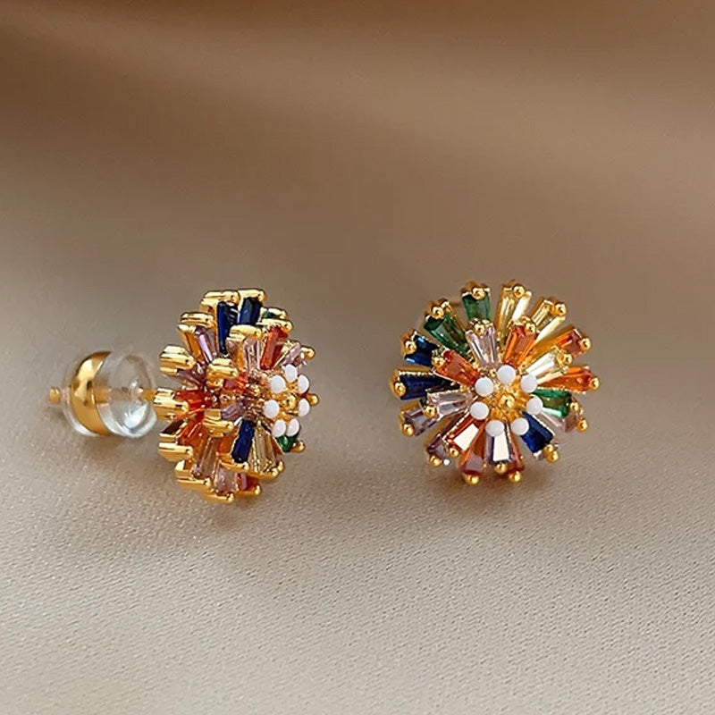 Imogen Rainbow Starburst Earrings