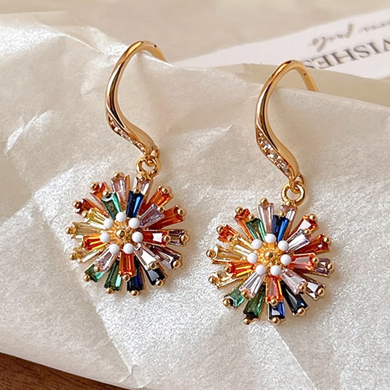 Imogen Rainbow Starburst Earrings