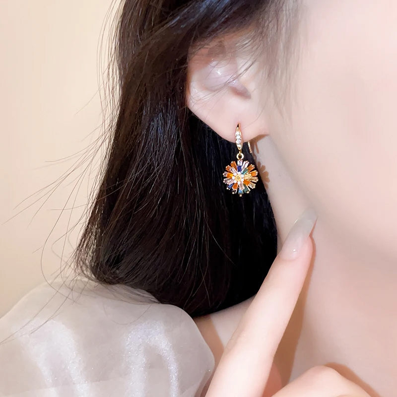 Imogen Rainbow Starburst Earrings