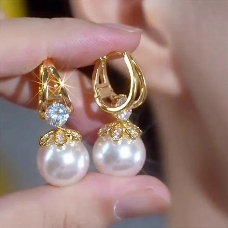 Luna Royale Drop Earrings