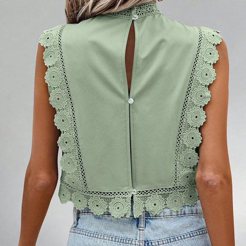 Vella Embroidered Crop