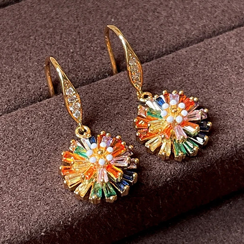Imogen Rainbow Starburst Earrings