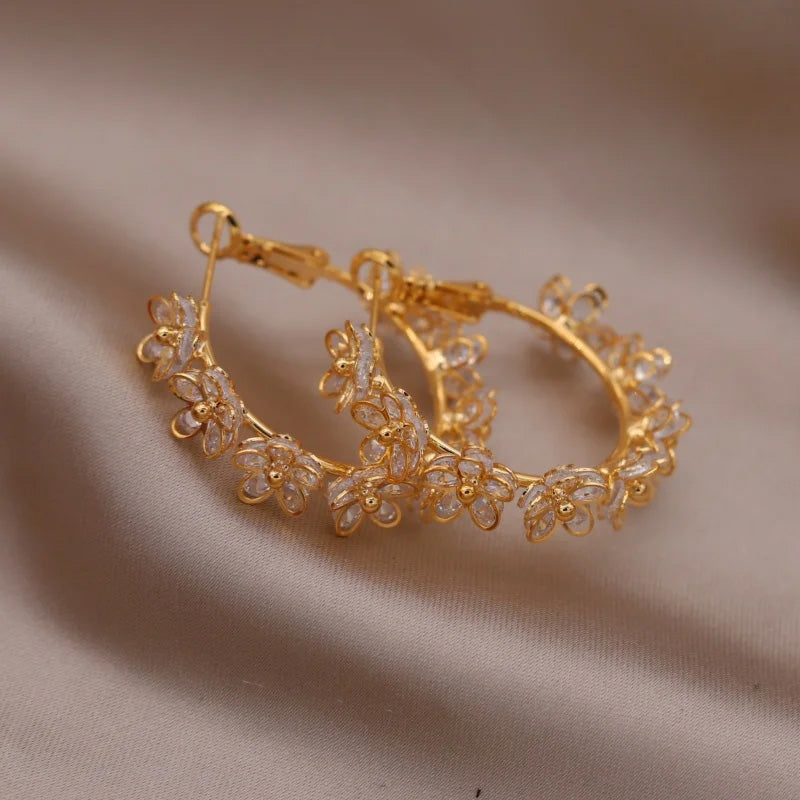 Georgia Blossom Hoop Earrings
