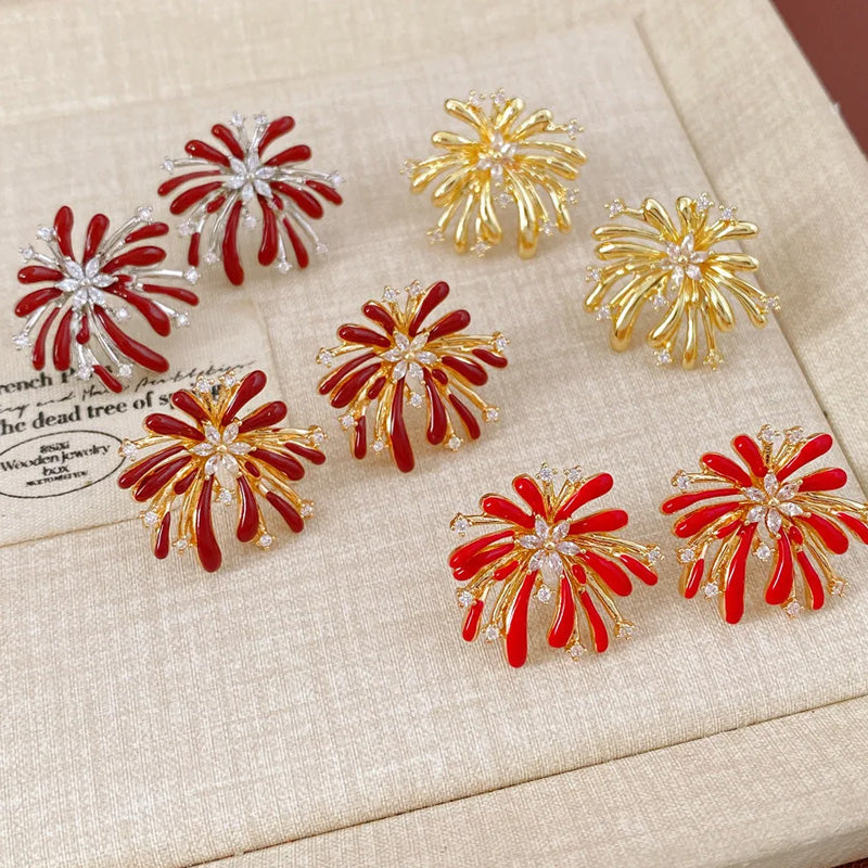 Scarlett Firework Bloom Earrings