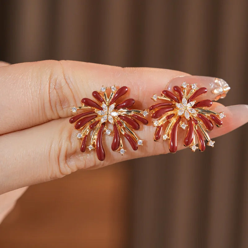 Scarlett Firework Bloom Earrings
