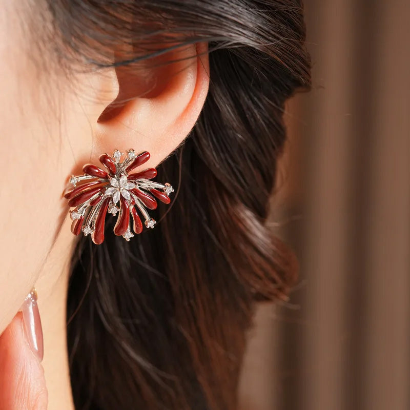 Scarlett Firework Bloom Earrings